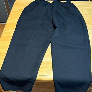 Briggs New York Black Pull-On Straight-Leg Pants